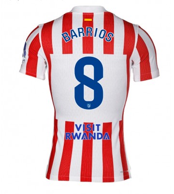 Atletico Madrid Pablo Barrios #8 Hjemmebanetrøje 2025-26 Kortærmet